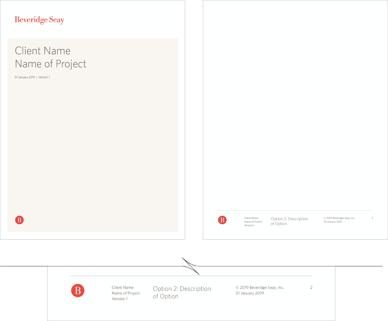 Sample presentation template: letter